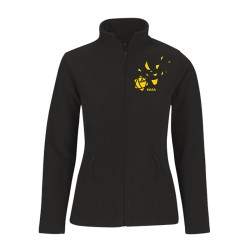 Fleecejacke Damen schwarz